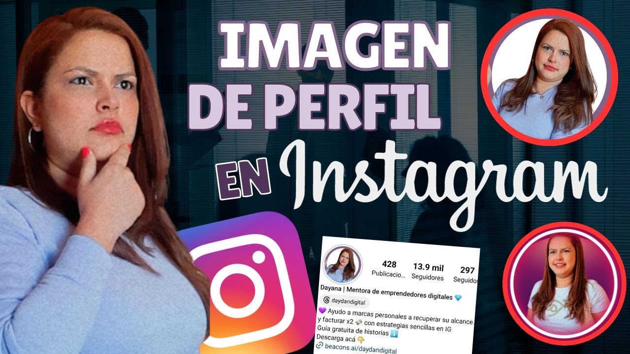 ⭐CREA tu foto de PERFIL para INSTAGRAM 📸 Tutorial con CANVA | Daydan Digital