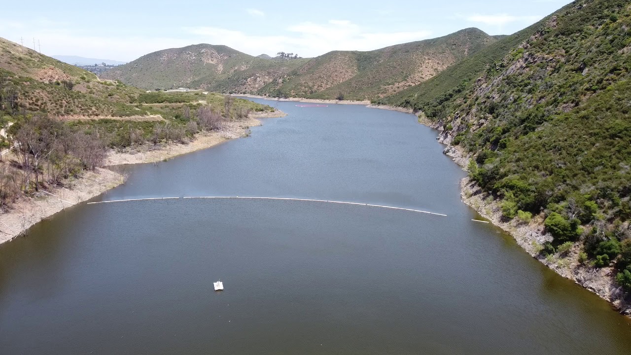 Drone Flight at Lake Hodges in Escondido, California YouTube