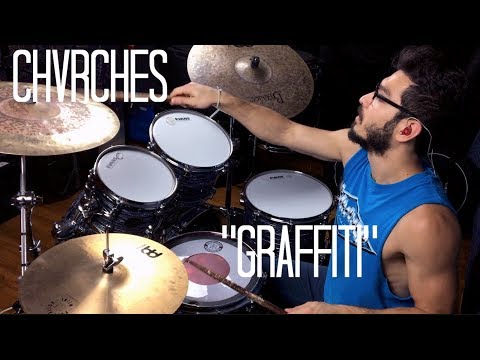 Drumming Along To "Graffiti" By CHVRCHES - Richie Martinez