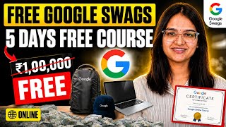 Famous 🔥Google FREE Certificate AI Course 2026 + Free Swags 🎁 | 5 Days Only | Apply Now (Limited Time!) Wealth
