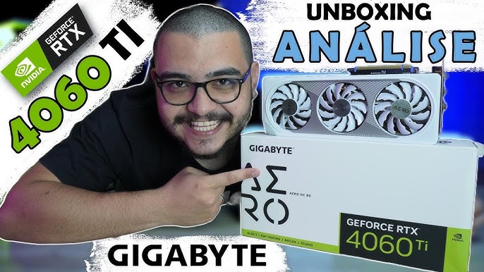 RTX 4060 é BOA? RTX 4060 8GB AERO BRANCA Gigabyte 