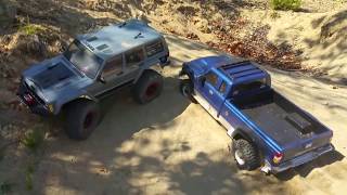 Cross-Rc Pg4L & Axial Scx10 Ii Sound Module Trail Run