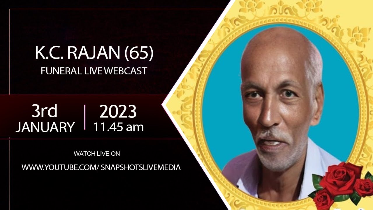 FUNERAL K.C. RAJAN (65) - YouTube