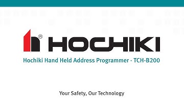 Hochiki Hand Held Address Programmer - TCH-B200
