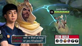 FINALLY!! KHALEED EXP LANE IN MPL IS BACK (I TRY THE NEW BUILD KHALEED PRO PLAYER) - Mobile Legends