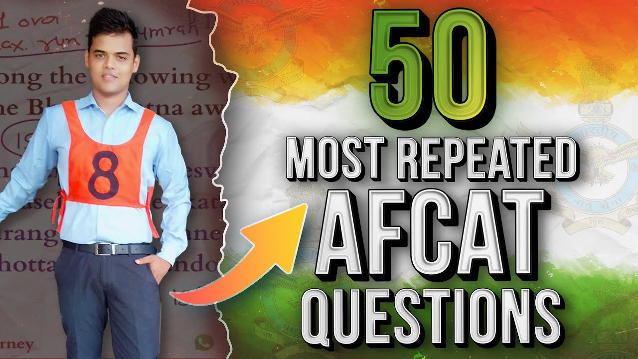 50 Most Asked GK MCQ for AFCAT 2 2024 || AFCAT 2 2024 GK || AFCAT ...