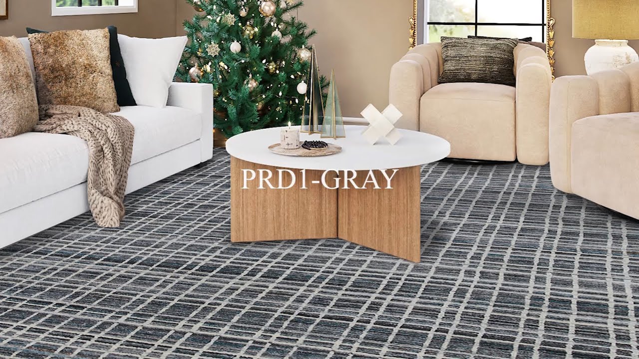 HAND WOVEN RUGS | PRD1 GRAY