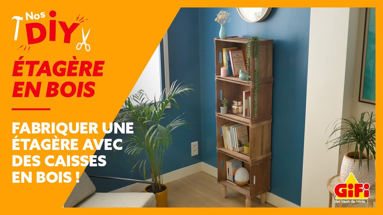 Fabriquez votre étagère en bois 📚 - YouTube