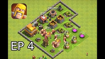 Clash of Clans - Gameplay Walkthrough Ep 4 (IOS, Android)