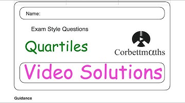 Quartiles Answers - Corbettmaths