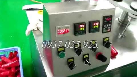 Máy chiết rót hàn tuýp  nhựa tự động
