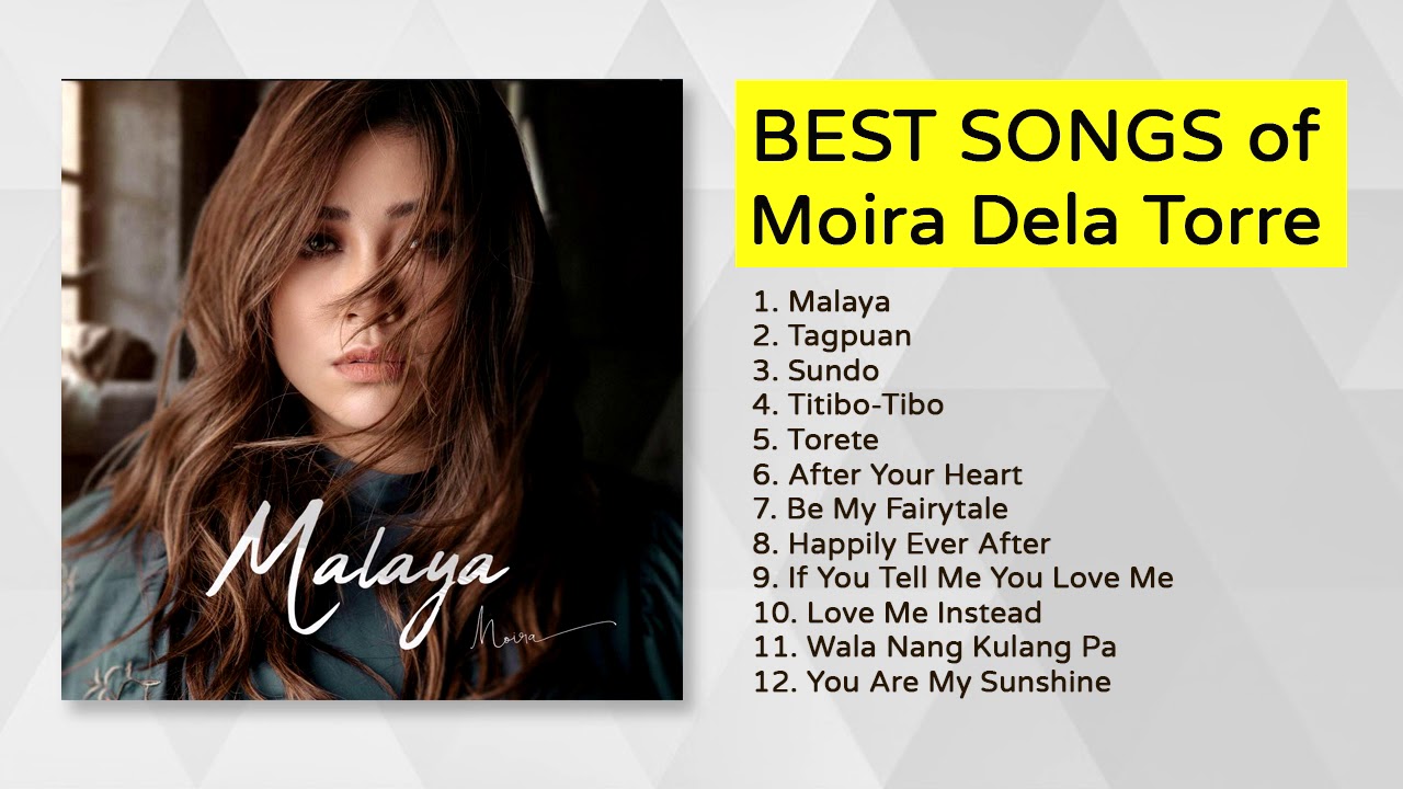 BEST SONGS OF MOIRA DELA TORRE NONSTOP YouTube