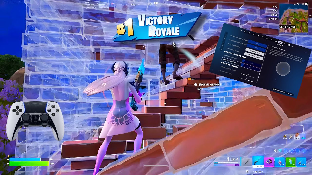 NEW BEST Controller Settings For Fortnite Reload & Ranked (PS4/PS5/XBOX/PC)