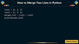 How to Merge Two Lists in Python