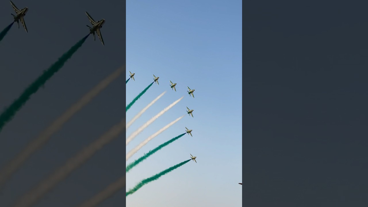 Air show🇸🇦😍 