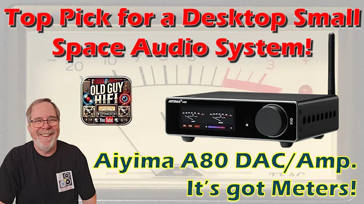 Top Pick for a Small Space Audio System! Aiyima A80 DAC/Amp. It’s got Meters and sounds good.