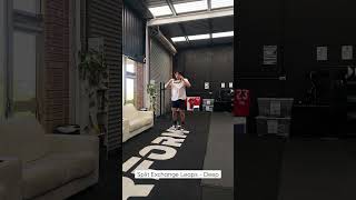 Split Exchange Leaps - Deep | PerformHQ #shorts #leap #jump #plyo #plyometrics #PerformHQ