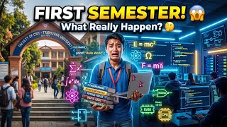 What Happens in First Semester of CSIT 😱 #bsccsit #csit #firstsemester #coding #nepalistudent
