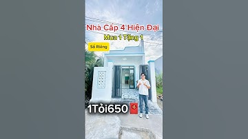 Mua 1 Tặng 1 | Nhà Cấp 4 Sổ Riêng | Gần Siêu Thị Và Thị Trấn | Tặng Luôn Gara Xe #nhacangiuocgiare