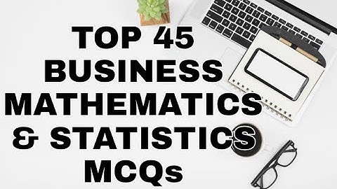 Top 45 Important MCQs of Business Mathematics & Statistics|F.Y.B.COM|Sem-1