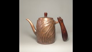 金工-鎚起銅器-陳元鴻手沖壺- YouTube