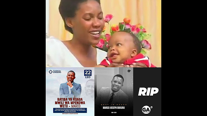 MARCO JOSEPH BUKURU , ZABRON SINGERS LEAD IS DEAD |RIP