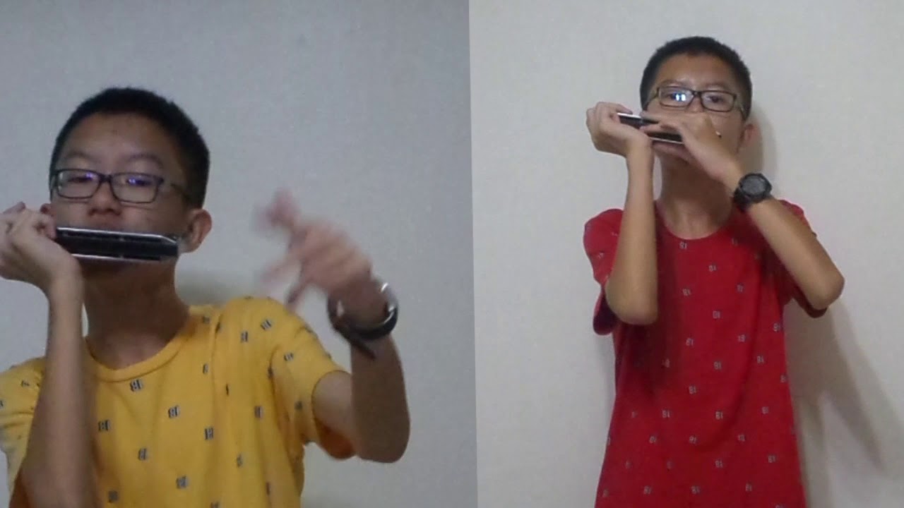 Imagine Dragons Believer [Harmonica+Percussion cover by the harmonica