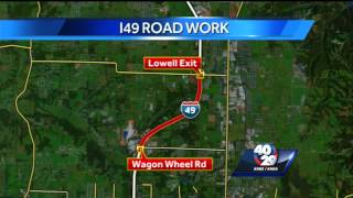 Construction on I-49 shuts down lanes in both directions