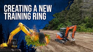 Building a Horse Training Ring in Papineau-Cameron: Base Preparation & Leveling