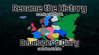Rename the History | Developer's Diary | Version 0.4.0a