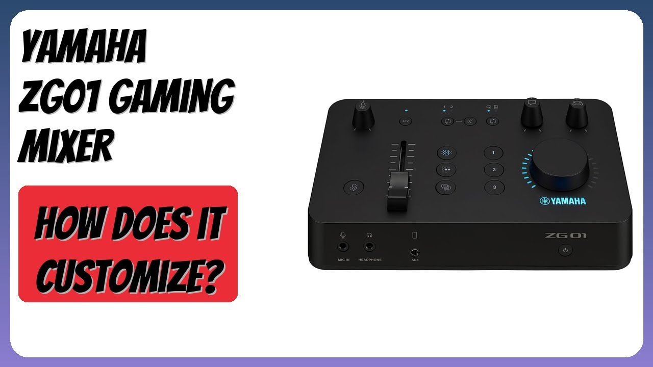 REVIEW (2025): Yamaha ZG01 Gaming Mixer. Features - YouTube