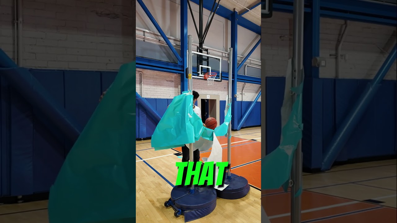 What Happens If You Throw a Ball at Wrapping Paper? 💥 The Result Will Shock You  #basketball