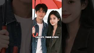 Rainy Day Romance: The Red Umbrella Encounter
