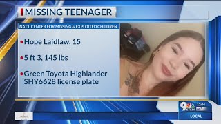 NCMEC searches for missing El Paso teenage girl