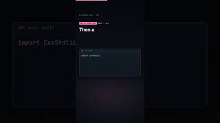 Swift can call C++ directly now (no Objective-C wrapper) #shorts