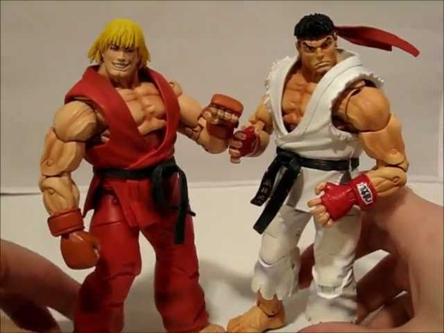 Street Fighter Ryu Ken Action Figure