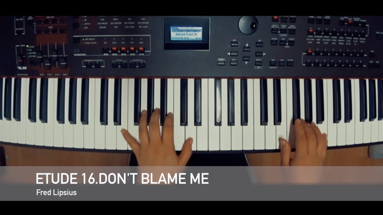 [Jazz Piano]Reading KeyJazz Rhythms - Etude 16(Don't Blame Me)