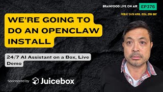 We're Going To Do An OpenClaw Install (Live Demo)
