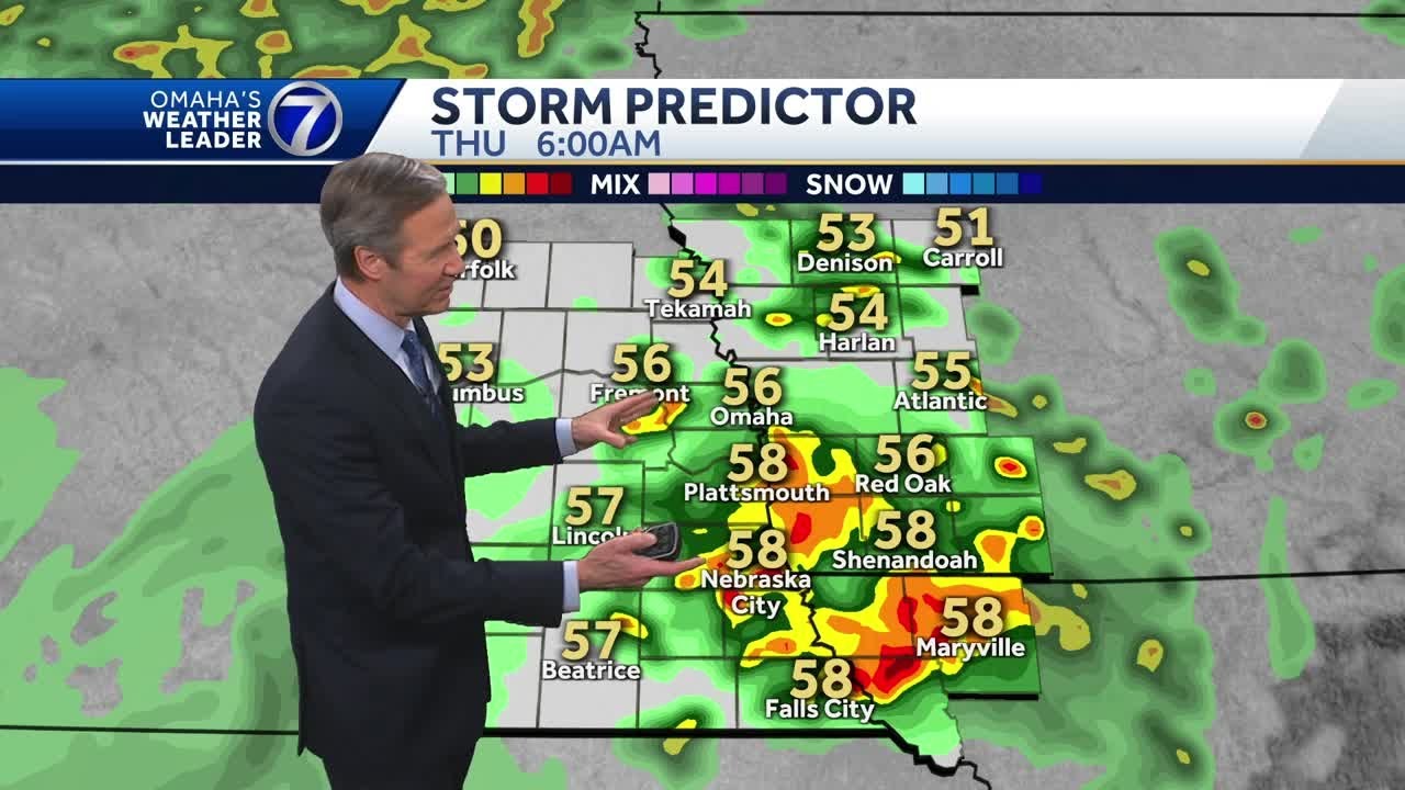 More rain late tonight in the Omaha area - YouTube