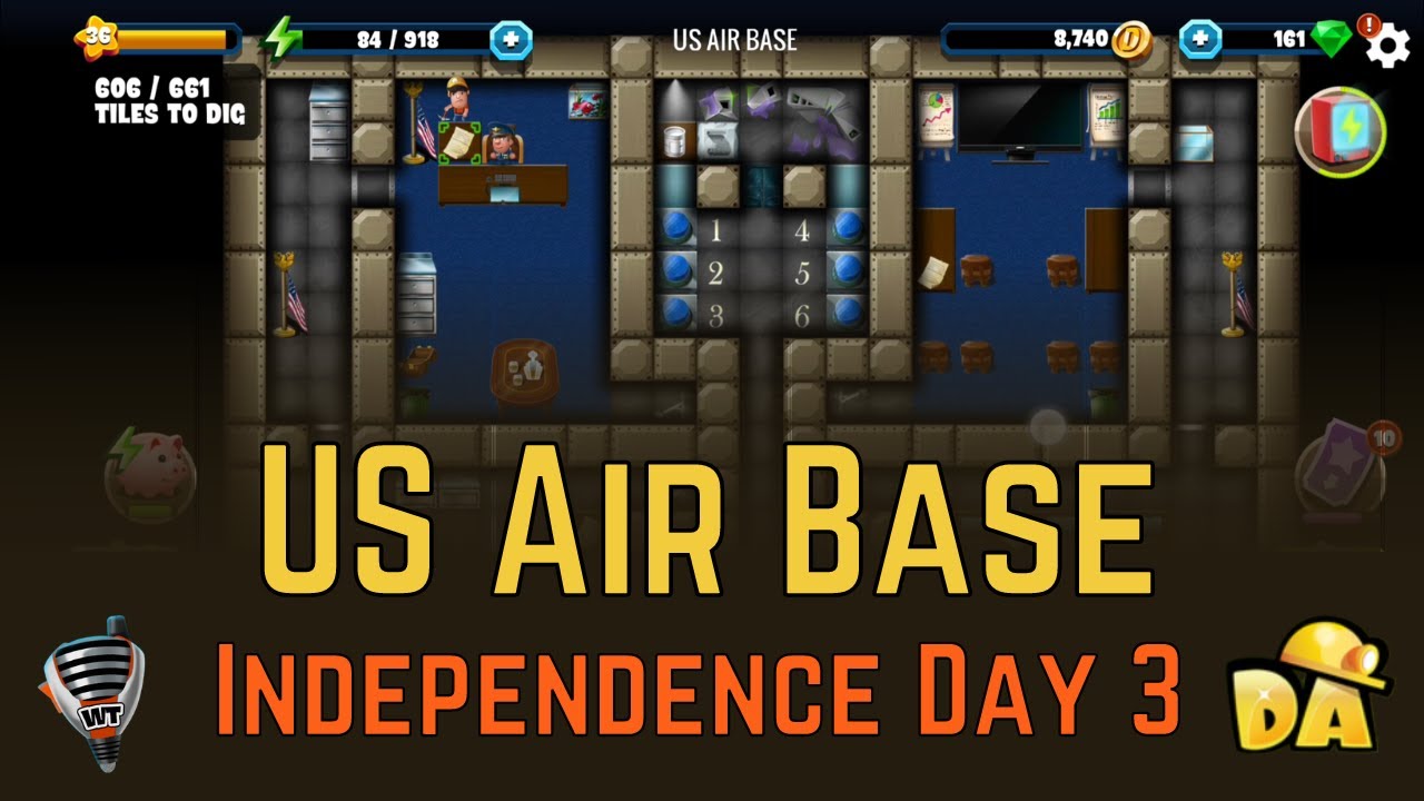 US Air Base - #3 Independence Day - Diggy's Adventure
