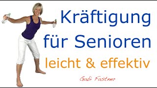 22 Min. Kräftigung Für Senioren Sanftes Ganzkörpertraining Mit Oder Ohne Gewicht, Im Stehen