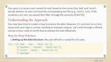 Accessing Nested Tuples in Python Lists