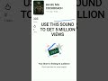 Use this sound to get 5 million views
