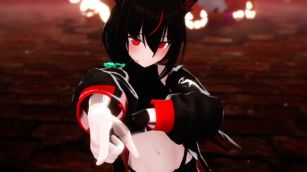 【MMD】Tick-Trick／黒上フブキ