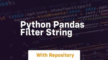 python pandas filter string