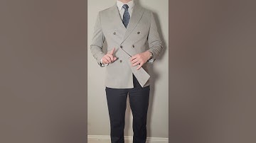How To Wear A Double Breasted Suit