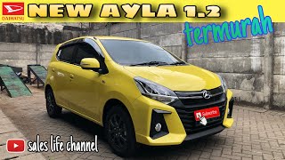 Daihatsu AYLA X 1.2 Facelift 2020 | Astra Daihatsu Bekasi | Yellow Metallic