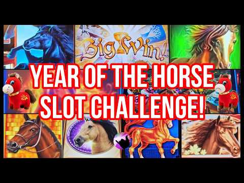Year of the Horse Slot Challenge! Let's Bonus on Every Horse Slot in Atlantic City!