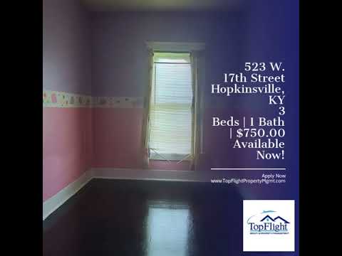 523 W. 17th Street, Hopkinsville, KY home video tour
