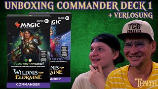 MTG Wilds of Eldraine Opening Commander Deck deutsch 1 | Magic the Gathering | Unboxing Trader 2023